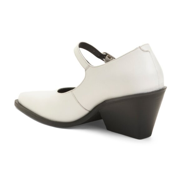 SEYCHELLES Leather Sparks Point Toe Wedges - Picture 2 of 3